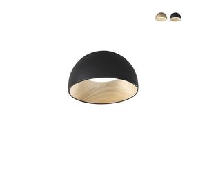 ProduceShop - Plafón LED redondo de metal 35cm con luz regulable Coco Black