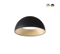 ProduceShop - Plafón redondo de 50cm en metal con luz LED regulable Coco Black
