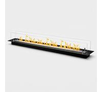 ProduceShop - Quemador de bioetanol empotrable para chimenea con cristales DF1200V