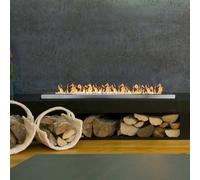 ProduceShop - Quemador de bioetanol para chimenea de 1,7 l en acero inoxidable