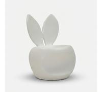 ProduceShop - Silla de diseño para interior y exterior en polietileno Bunny White