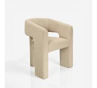 ProduceShop - Sillón tapizado de tela para salón Gianna Beige