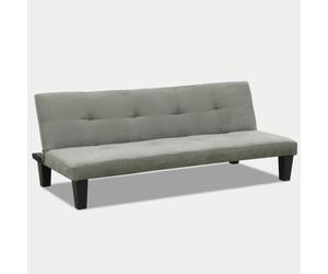 ProduceShop - Sofá cama 2 plazas microfibra con patas para casa y sala de espera Onice ProNTO LETTO Gray