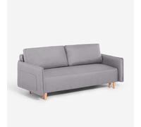 ProduceShop - Sofá cama de 2 plazas estilo escandinavo con respaldo reclinable Chara