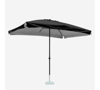 ProduceShop - Sombrilla rectangular de aluminio de 3x2m para jardín y terraza Eden Noir