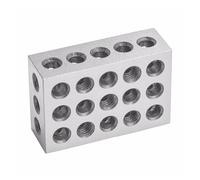 Productos de Calibración 2 Unids/set 25-50-75mm Bloques De Acero Endurecido 0.005 "máquina Combinada Precisión 123 Herramienta Fresado 23 Agujeros 1-2-3" Calibre Bloque(1-2-3")