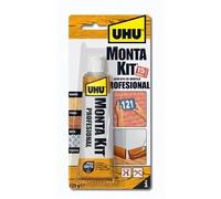 Productos Imedio (F) - Adhesivo Montaje Uhu Monta Kit Profesional Beige Tubo 125Gr