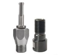 Profesional con taladro para núcleo para brocas M22 11/47, adaptador de aparejo, cabezal de conversión para convertidor de perforación de agua más herramientas de rosca (C)