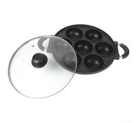 Profesional Takoyaki Grill Pan 12 Agujero Aleación de Aluminio Placa de Cocina para Estufa de Gas Fácil Limpieza 28cm(B)