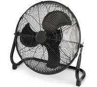 ProfiCare® Máquina de viento Ø 40 cm | Ventilador de ángulo ajustable | Ventilador de pie de 3 posiciones | Ventilador de metal silencioso | Enfriador de aire | PC-VL 3065 WM negro mate