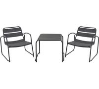 PROGARDEN: Juego de muebles de jardín que incluye una mesa y 2 sillas. PROGARDEN, juego de 3 piezas, modelo KO-X16000010