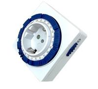 Programador mecanico diario enchufable 3500w 16a/250vac ajuste 15 minu