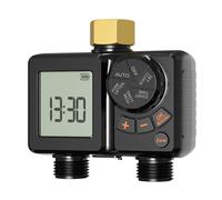 Programador Riego 2 Salidas, Riego Automático a Pilas con Retardo y LCD