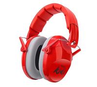 PROHEAR 032 Auriculares de Protecci¨®n Auditiva para Ni?os SNR 28 dB Orejeras de Seguridad Ajustables 360¡ã Giratorios Orejeras Antiruido Ni?os para Autismo Aviones Conciertos Cines Rojo