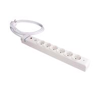 Prolongador con 6 tomas 2p+t, 16a 250v. máx.3680w 850°c gwt 61ilso s