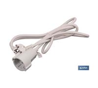 Prolongador electrico 2m (3 x 1,5mm)