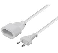 Prolongador electrico 4mm 10a blanco 4m