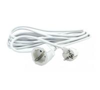 Prolongador electrico schuko 4,8mm 16a blanco 2m