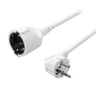 Prolongador electrico schuko 4,8mm 16a blanco 5m