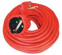Prolongador electrico schuko 4,8mm 16a naranja 15m