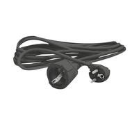 Prolongador electrico schuko 4,8mm 16a negro 10m