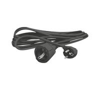 Prolongador electrico schuko 4,8mm 16a negro 3m