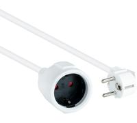 Prolongador electrico schuko cee7 blanco 3m nanocable 10.22.0603-w