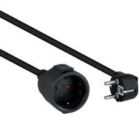 Prolongador electrico schuko cee7 negro 10m nanocable 10.22.0610-bk