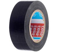 Propac Z-NPA1910N - Cinta aislante de PVC Tesa 53988, color negro, ancho 19 mm, paquete de 10 rollos