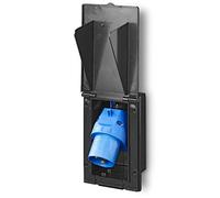 ProPlus Conector de alimentación CEE 373505BK Rectangular 160 x 100 mm Negro