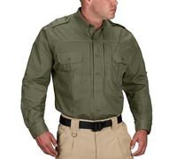 Propper - Camisa táctica de Manga Larga para Hombre, Verde Oliva, X-Large