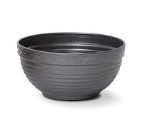Prosper Plast DMS08-S442 34 x 13,6 cm "Misa's" Maceta - gris oscuro, 1 unidad