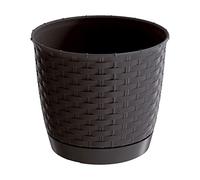 Prosper Plast drlo165 - 440u 16,5 x 14,2 cm RATOLLA Redondo de Maceta - Color marrón Oscuro