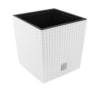 Prosper Plast DRTS325L- Rato Maceta, Blanco, 32x32x32.5 cm