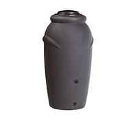 Prosperplast Aqua Can Barril de agua de lluvia 210L Aquacan Baby de plastico en color antracita 59,6 largo x 56 ancho x 118,3 altura cm, 59.6x56x118.3 cm