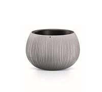 Prosperplast beton bowl de plástico con depósito en color cemento, 21,8 (alto) x 37 (ancho) x 37 (profundo) cms