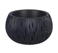 Prosperplast BOWL SANDY de plástico CON depósito en color Antracita, 21,8 (alto) x 37 (ancho) x 37 (profundo) cms Anthracite 9