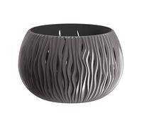 Prosperplast BOWL SANDY de plástico CON depósito en color Gris piedra, 16,1 (alto) x 23,8 (ancho) x 23,8 (profundo) cms Anthracite 2