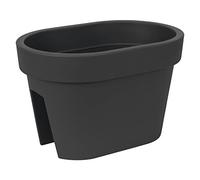 Prosperplast Caja ovalada colgante para balcón, color antracita