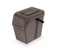 Prosperplast Cubo de Reciclaje 25L Sortibox de plastico con Tapa en Color Gris 40,2 (Largo) x 24 (Ancho) x 37,7 (Alto) cm