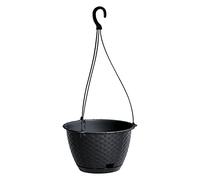 Prosperplast drlw215-s433 Maceta Redonda de ratolla con Gancho de 21,7 x 14,2 cm - Antracita