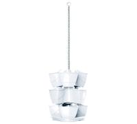 Prosperplast Jardín Vertical Colgante Coubi Herbal 9L Grafito White