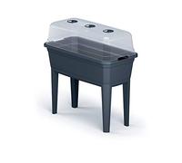 Prosperplast Jardinera Alta con Cubierta Respana Ecoline de plástico en Color Antracita 74,9 (Largo) x 36,8 (Ancho) x 77,7 (Alto) cm