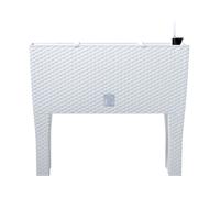 Prosperplast Jardinera con Patas Rato JH 600 Blanco 80x33x65cm