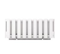 Prosperplast Jardinera para Balcón BOARDEE FENCYCASE - Decoración para Tu Balcón - Alta Calidad White