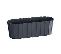 Prosperplast Jardinera para balcón, Jardinera, Antracita, 40 cm, plástico DDEC