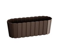 Prosperplast Jardinera para balcón, Jardinera, marrón, 40 cm, plástico DDEC