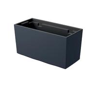 Prosperplast Jardinera para Balcón URBI CASE - Dimensiones 395x185x195 - Color Antracita - Decora Tu Balcón Anthracite