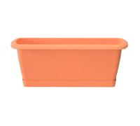 Prosperplast Jardinera Respana con Soporte de Plastico en Color Terracota 78,6 Cm Terracotta