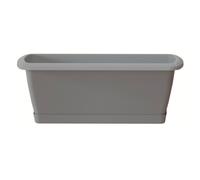 Prosperplast Jardinera Respana Gris Piedra 49x18,4x14,5 Cm - Diseño Minimalista y Original Gris piedra
